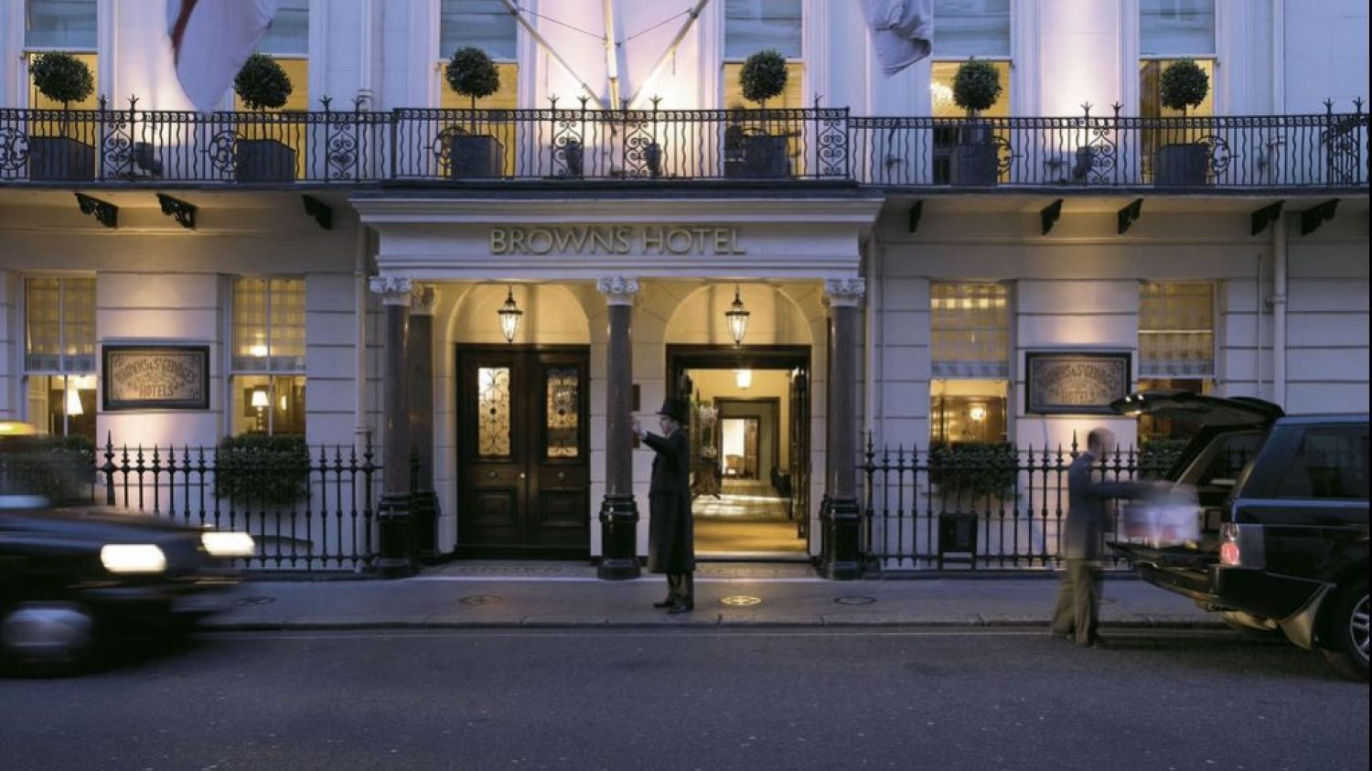 Browns Hotel. London. image