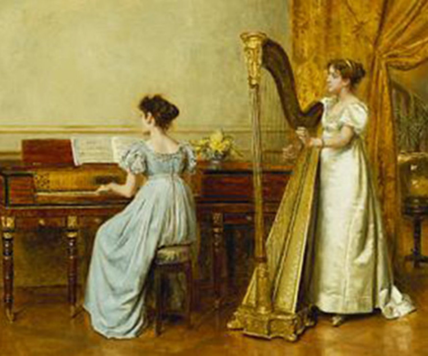 The Music Room. George Goodwin Kilburne. image