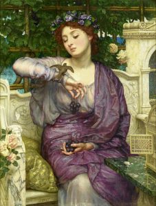 Lesbia and Her Sparrow, by Edward Poynter