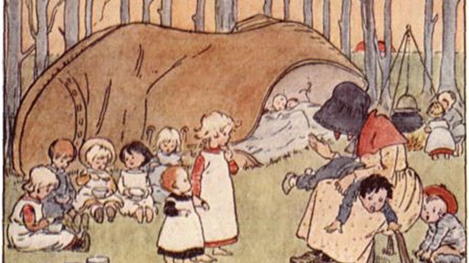 There was an old woman who lived in a shoe