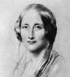 Elizabeth Gaskell: 1851 portrait by George Richmond [cropped]