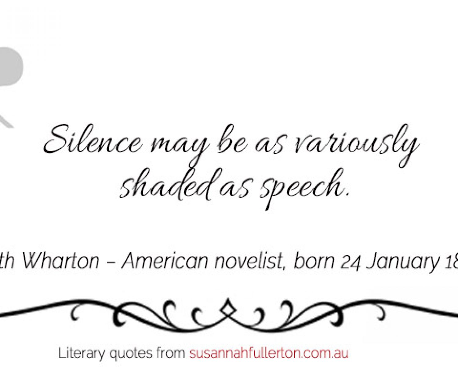 Edith Wharton quote by Susannah Fullerton