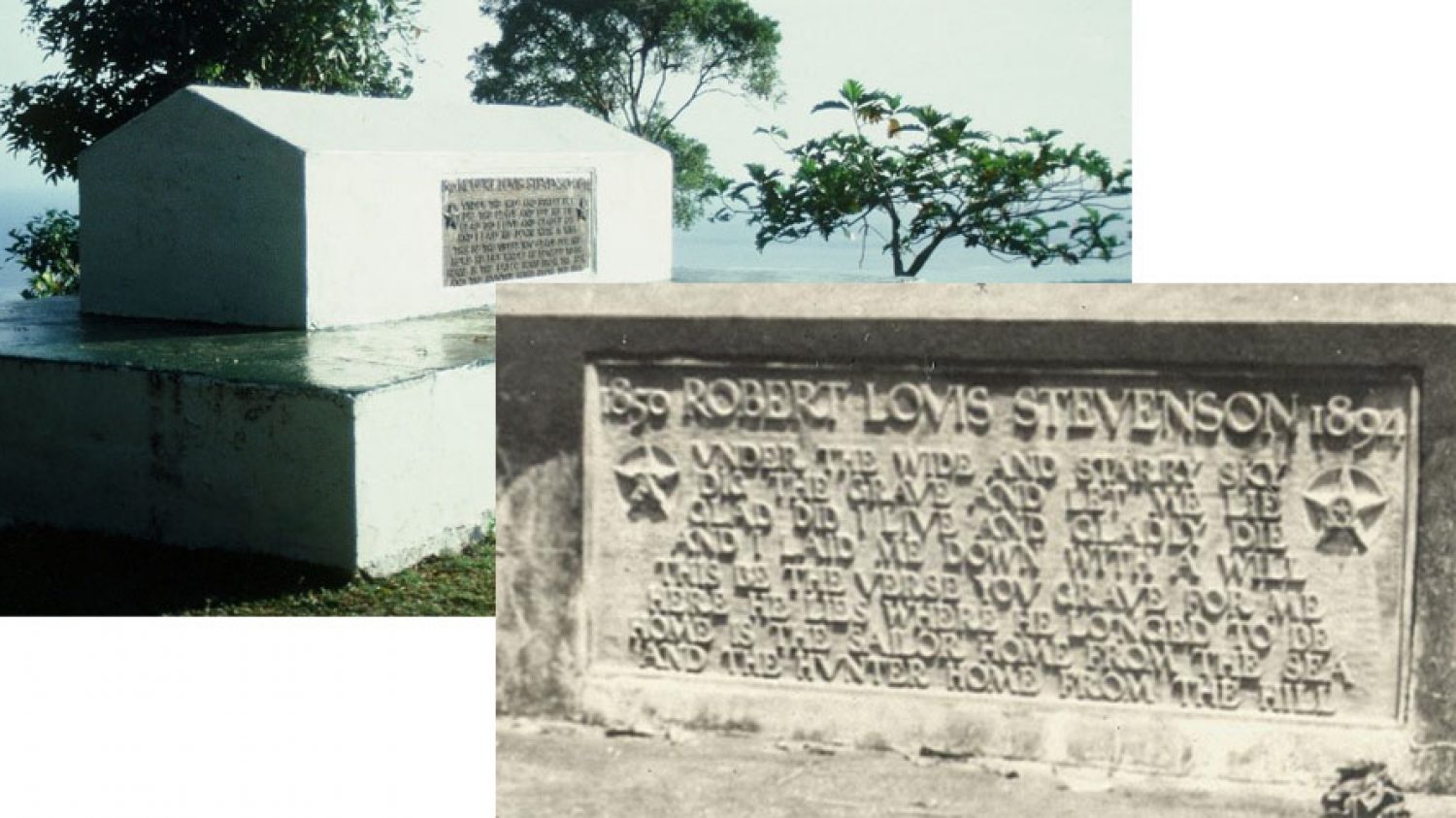 R.L. Stevenson grave