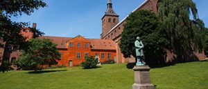 Statue of Hans Christian Andersen at Odense, Denmark