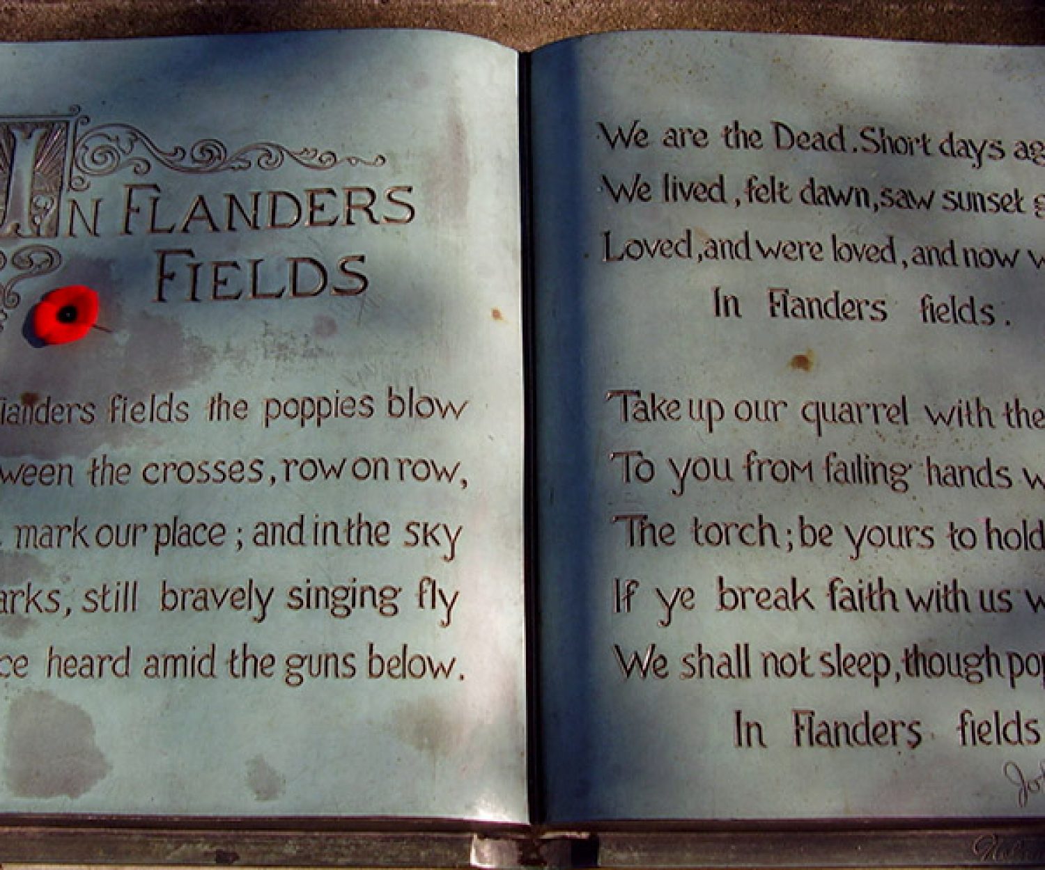 In Flanders Fields, John McCrae