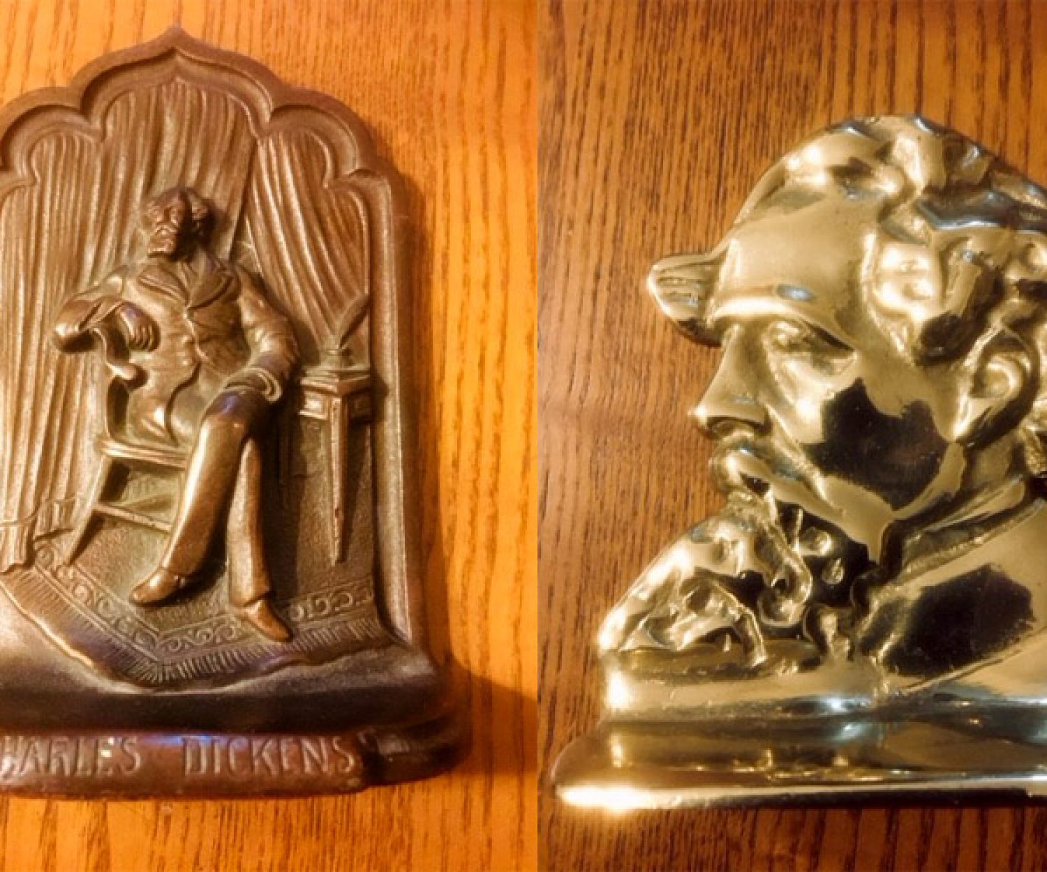 Charles Dickens book ends