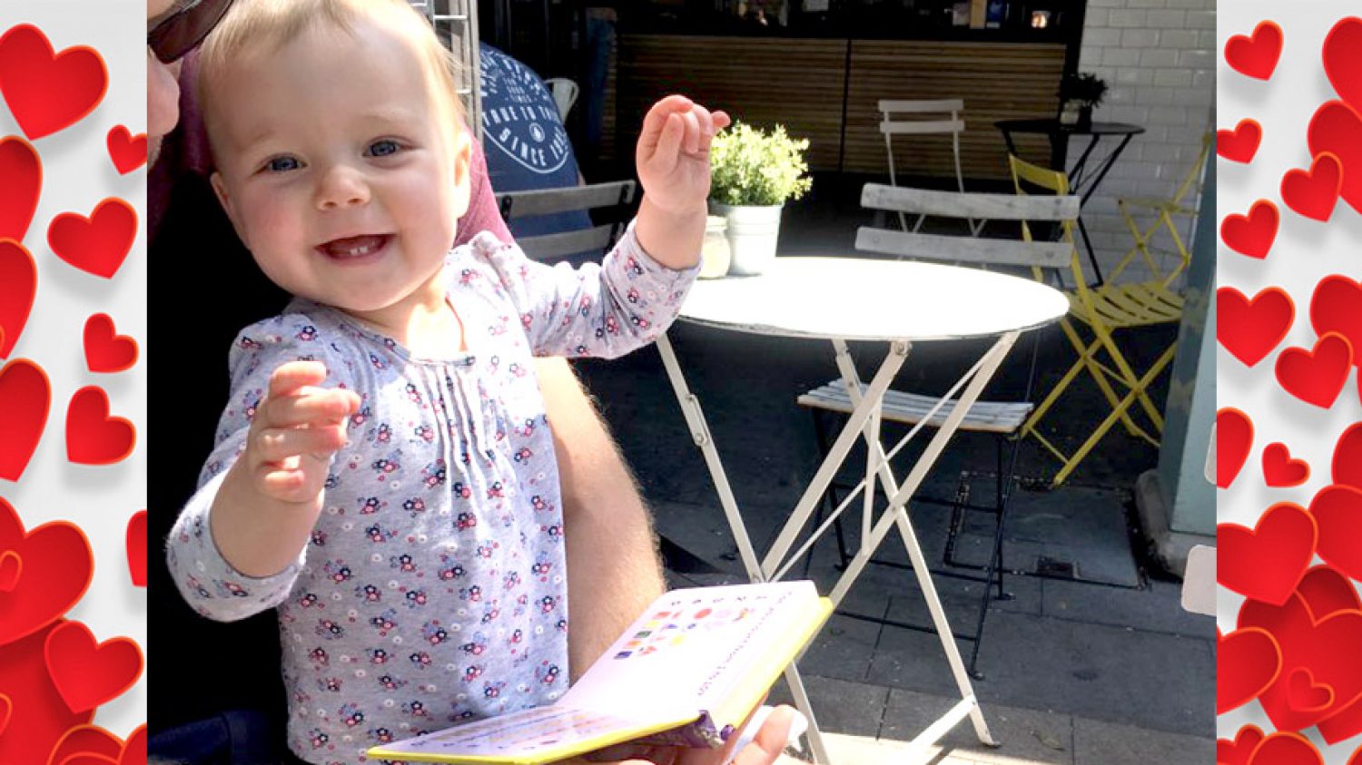 Arabella reading a book