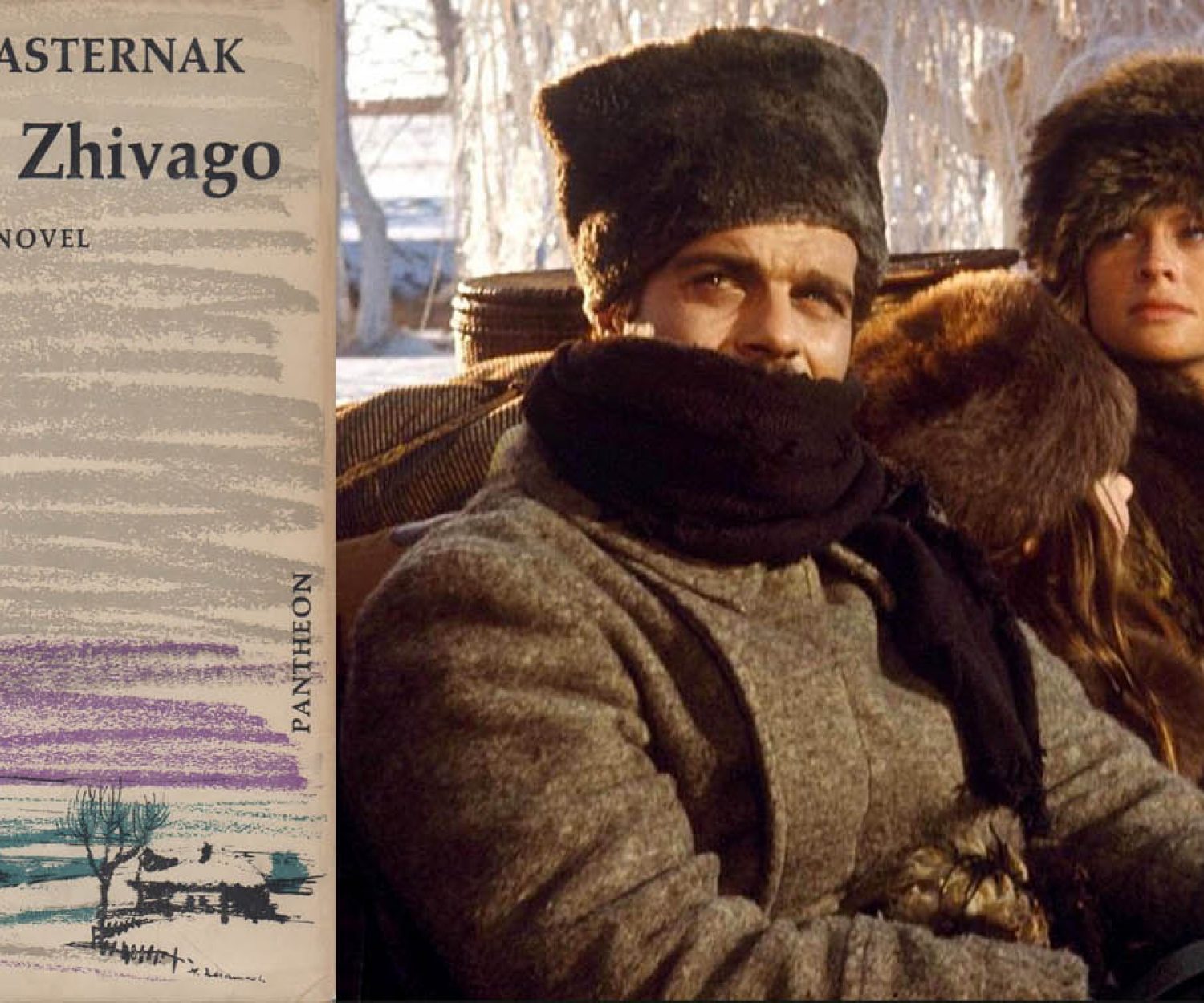 Dr Zhivago first US Edition, & Julie Christie, Omar Sharif in Doctor Zhivago (1965)
