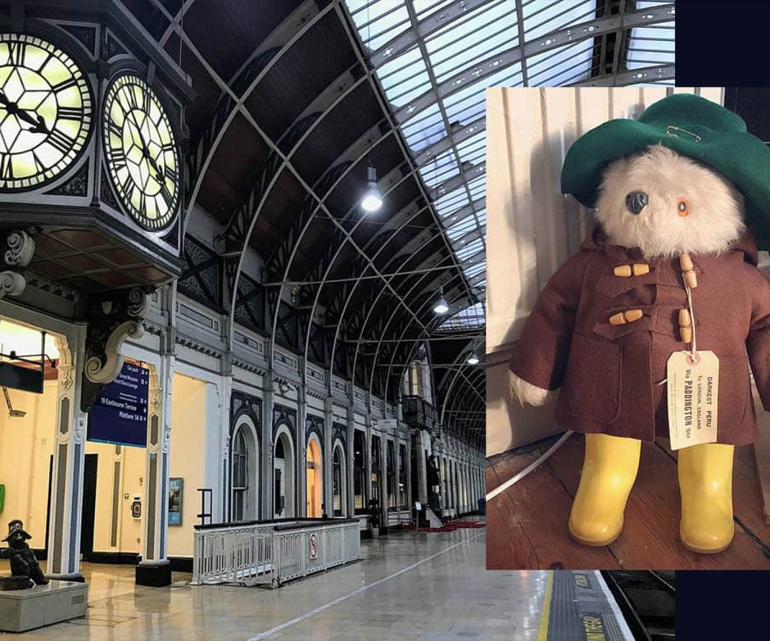 Paddington Bear at Paddington Station