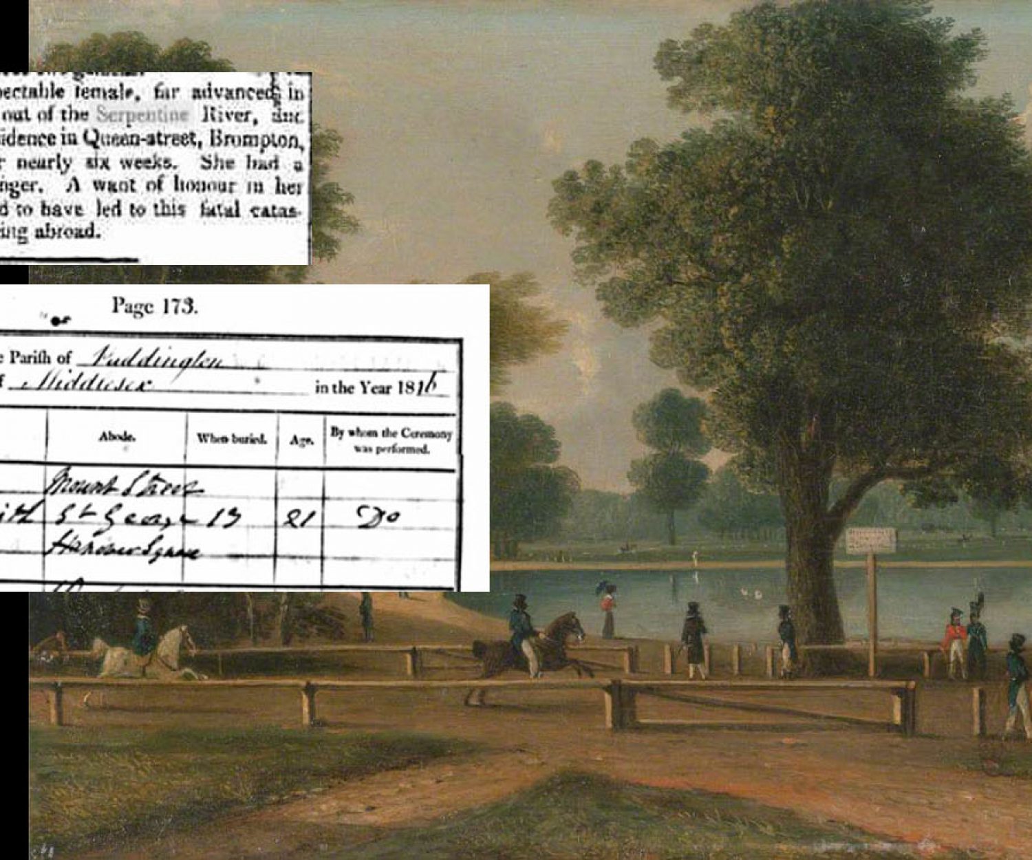 Harriet Westbrook Shelley's death