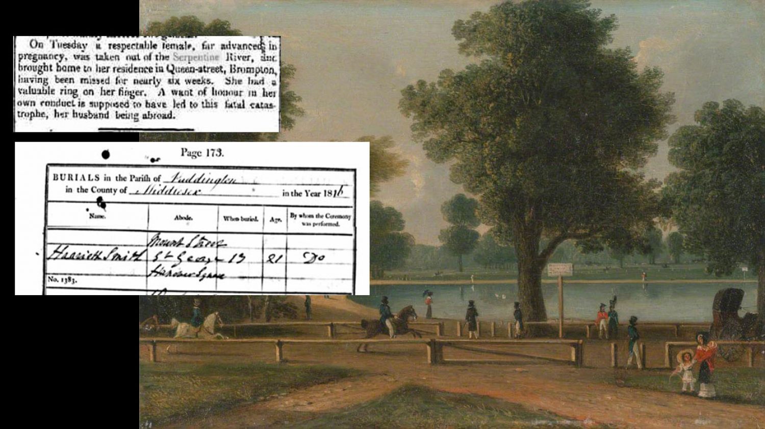 Harriet Westbrook Shelley's death