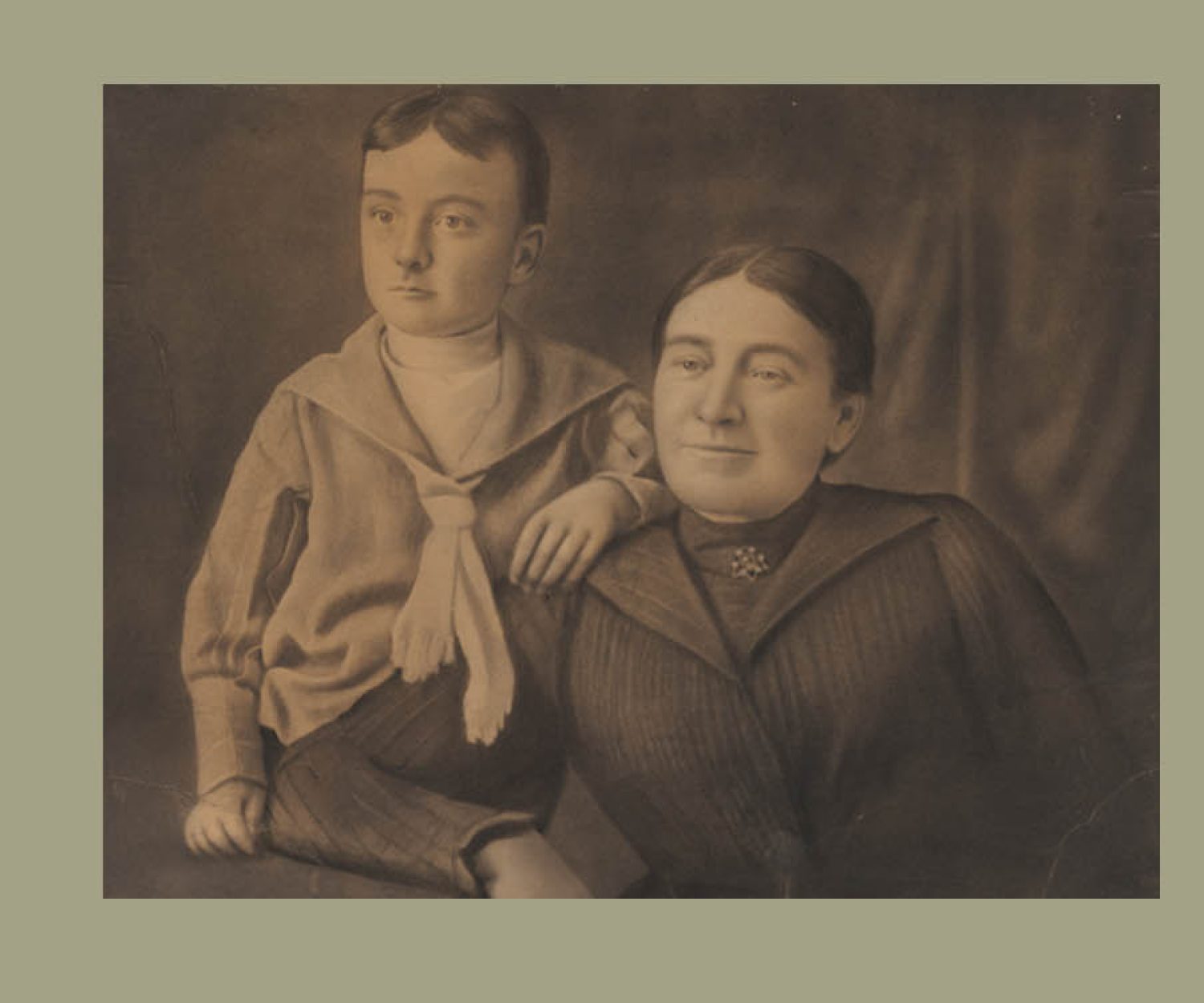 Edgar Allan Poe with Mrs Allan