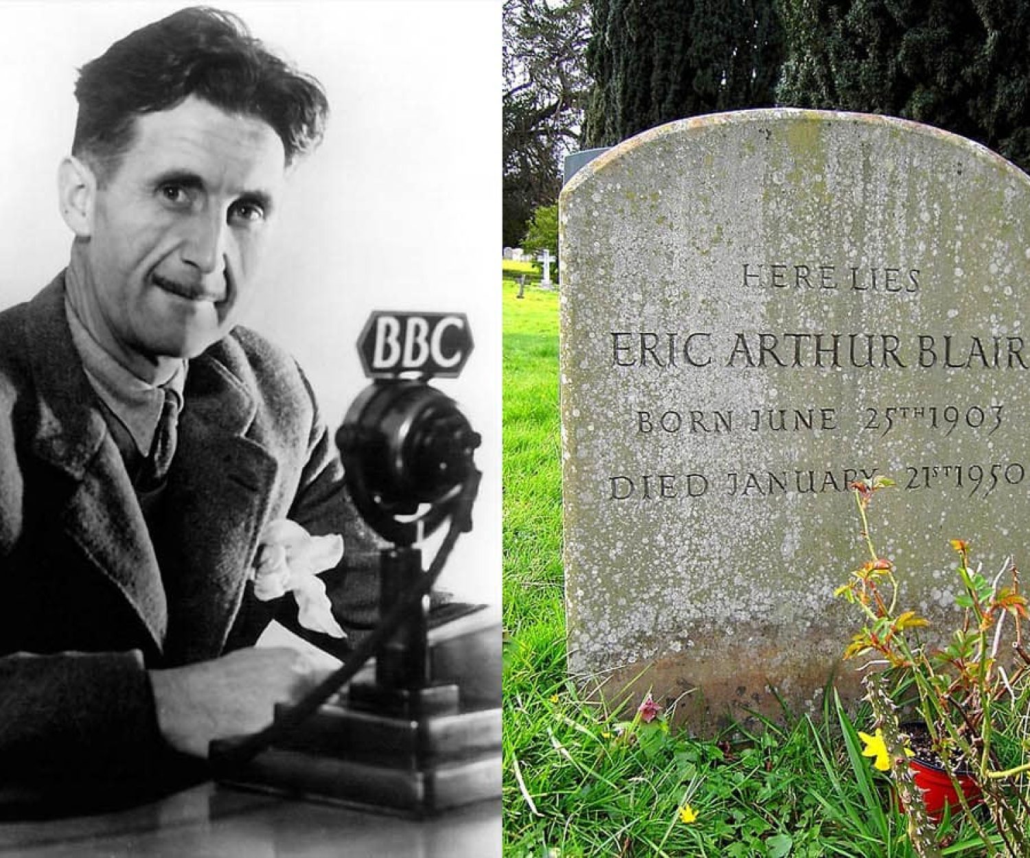 George Orwell's grave