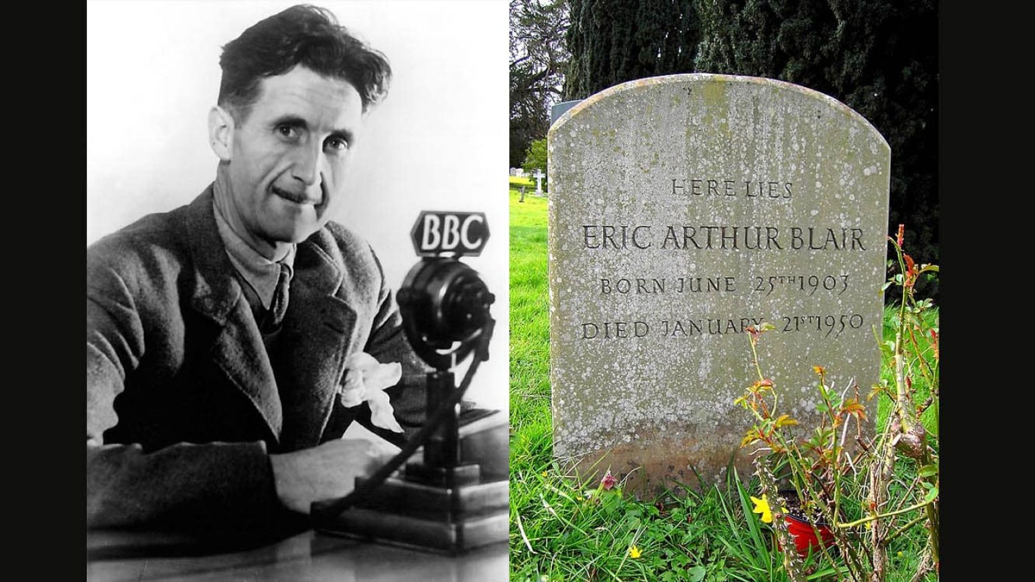 George Orwell's grave