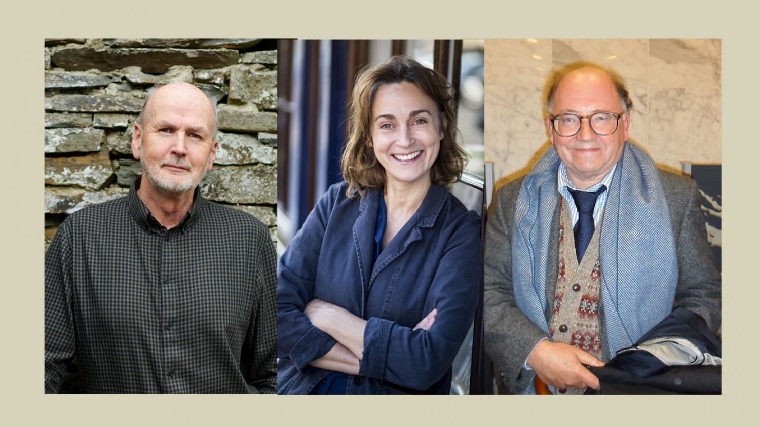 Authors Niall Williams, Sarah Winman & Richard Holmes