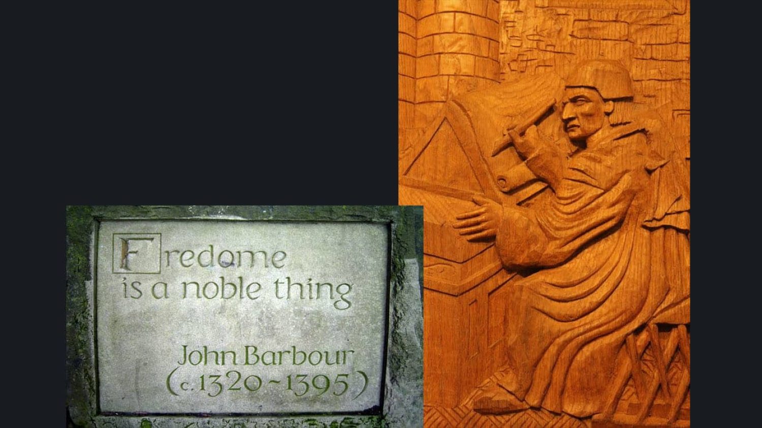 Memorial to John Barbour, St Machar's Cathedral
