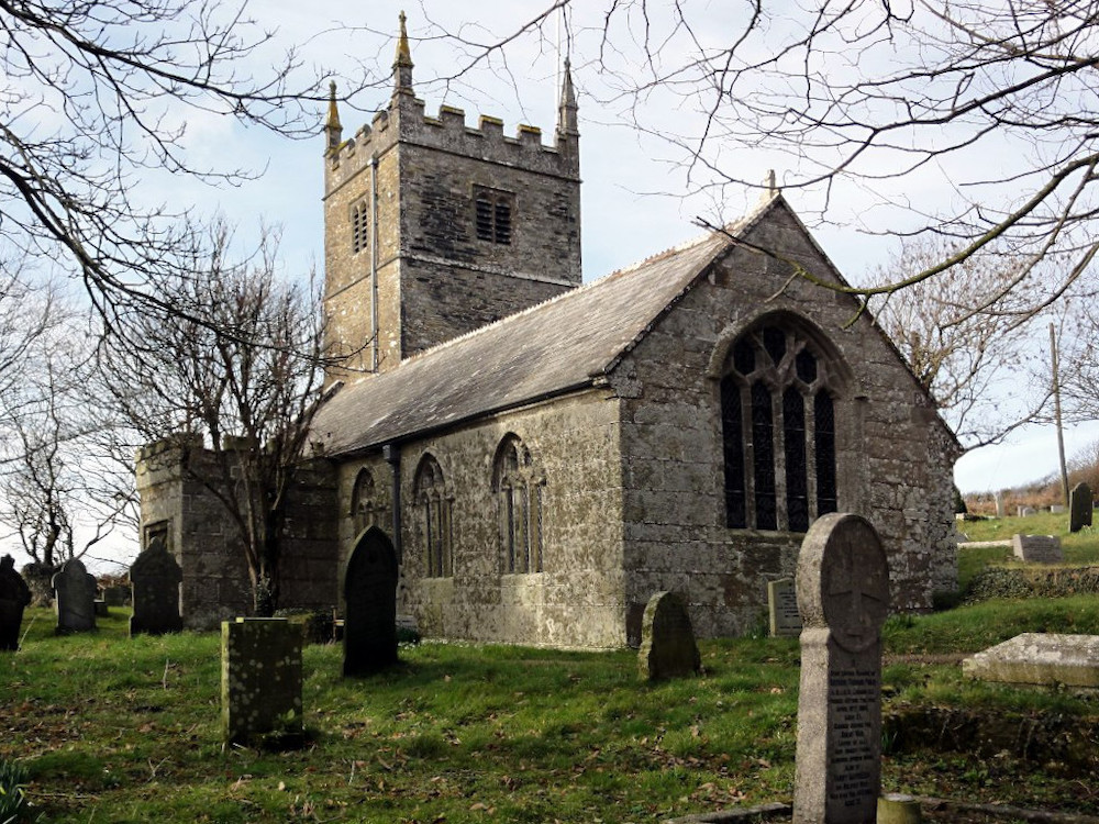 The Cornish church of St Juliot