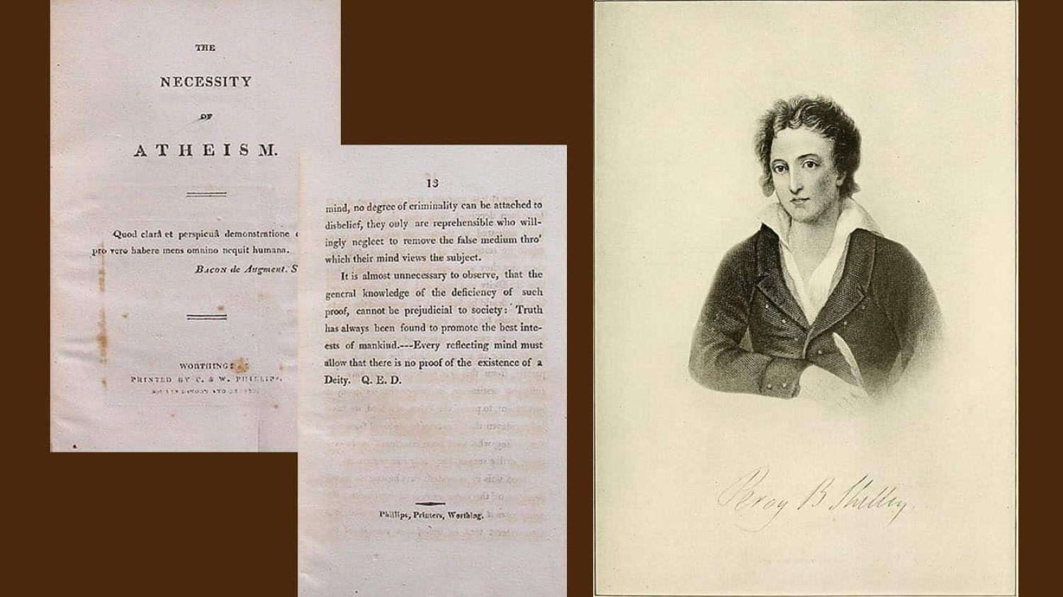 The Necessity of Atheism by Percy Bysshe Shelley