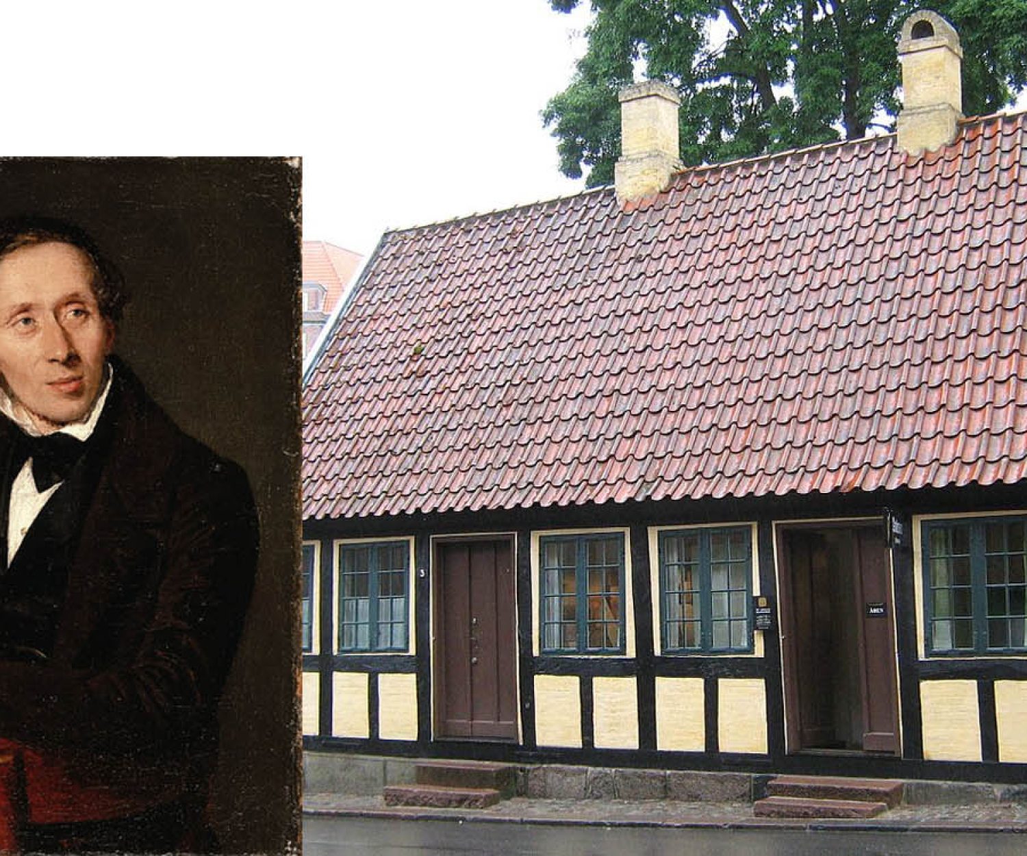 Hans Christian Andersen and his childhood home