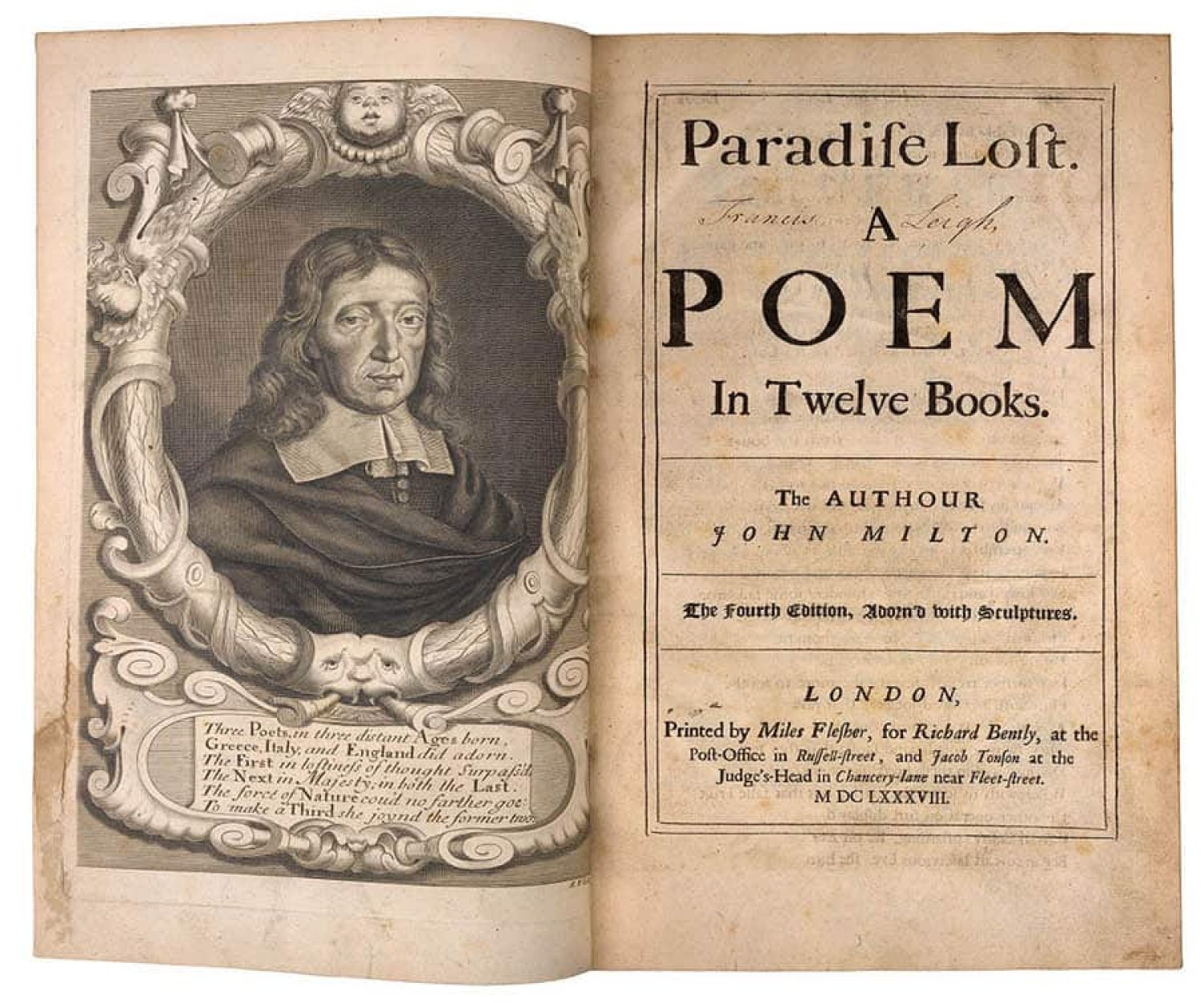 Paradise Lost, 1688 by John Milton