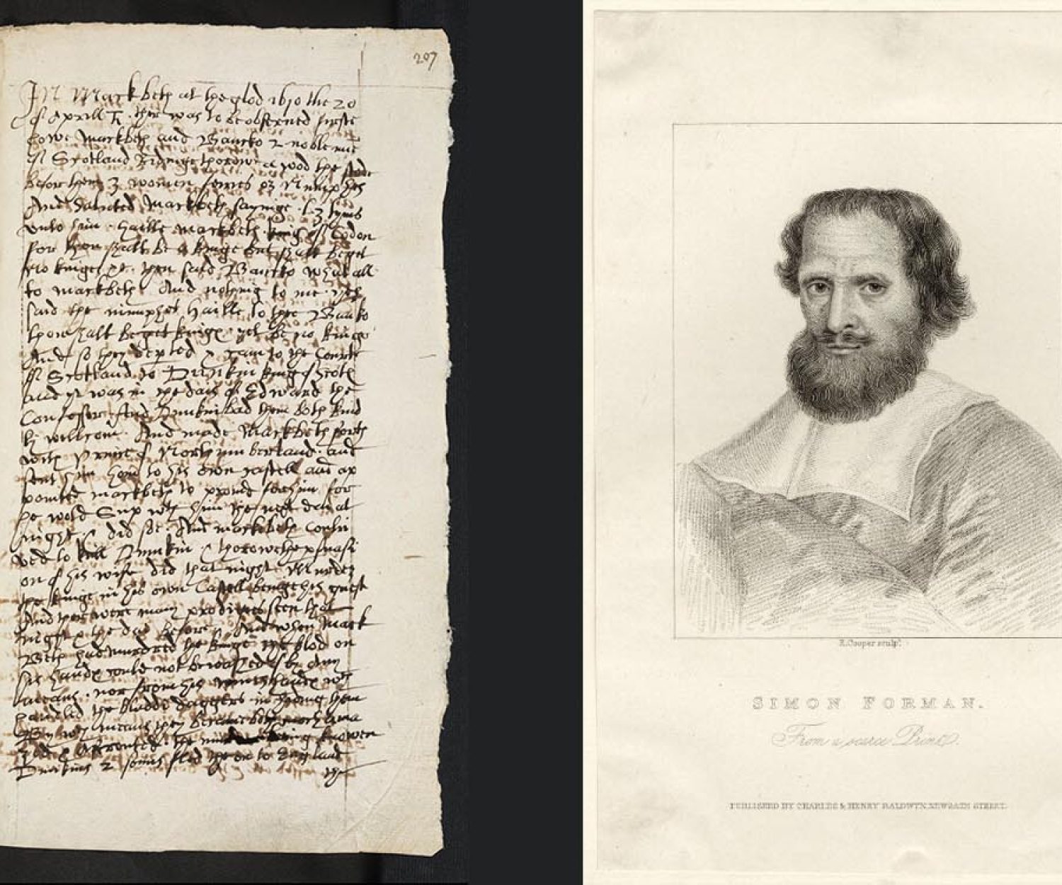 Simon Forman's description of a production of Macbeth