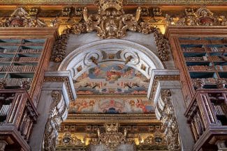 Fresco at Biblioteca Joanina