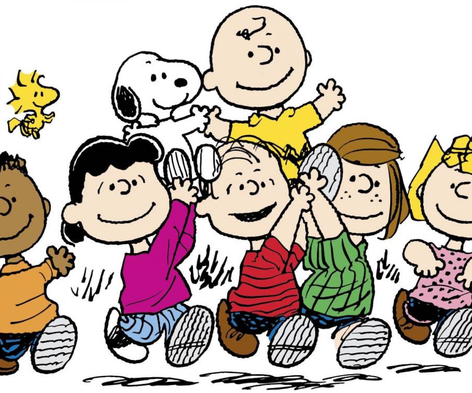 The Peanuts gang
