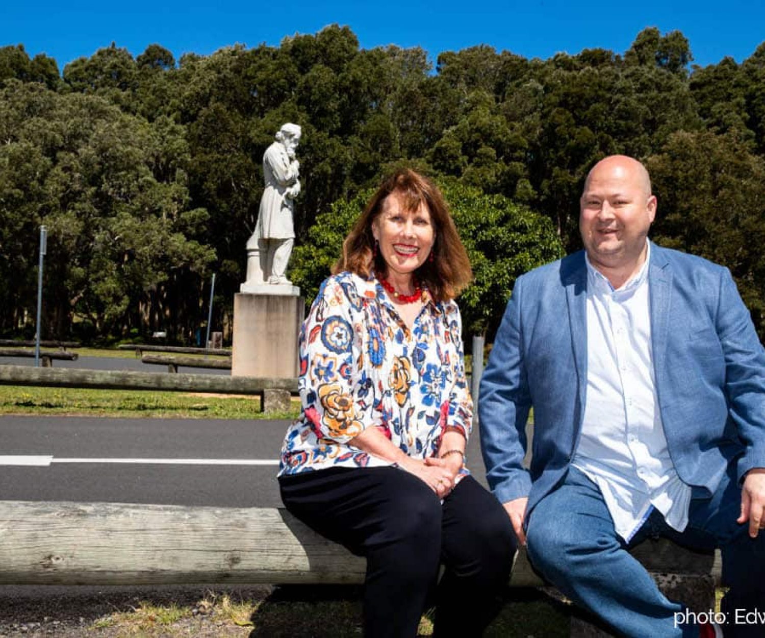 Susannah Fullerton and Walter Mason