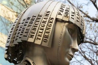Katherine Mansfield statue