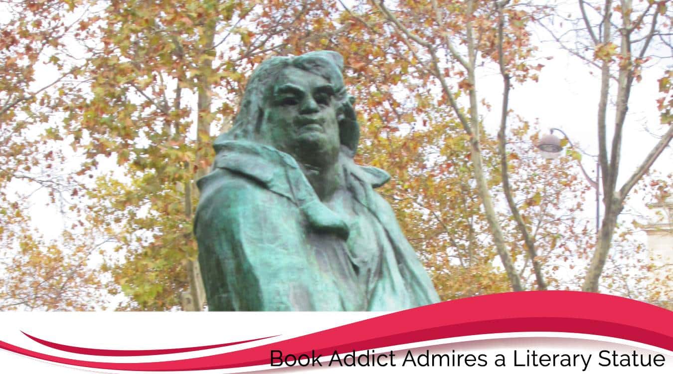 Book Addict Admires a Literary Statue Honoré de Balzac Susannah