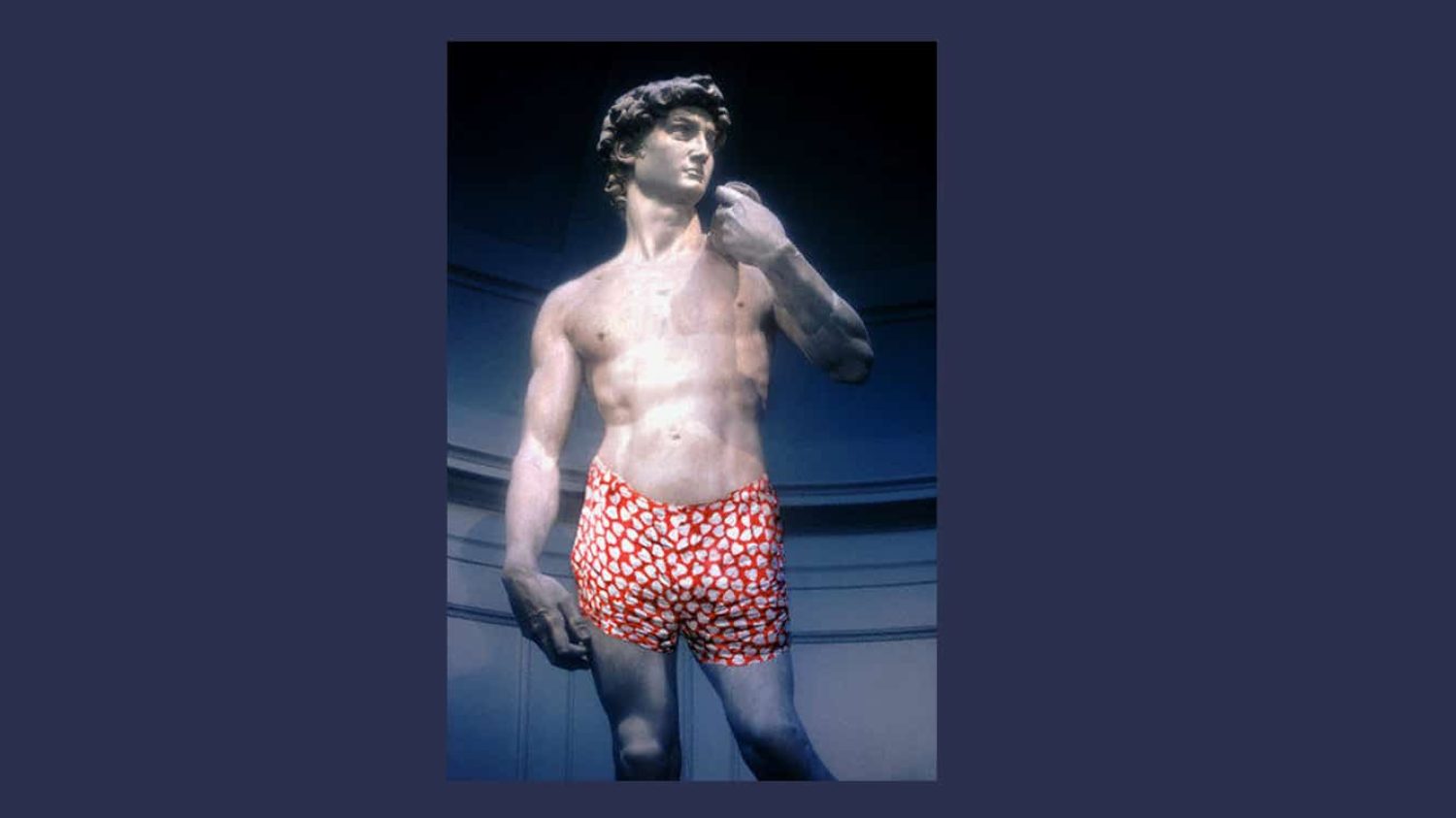 Bowlderised Statue of David