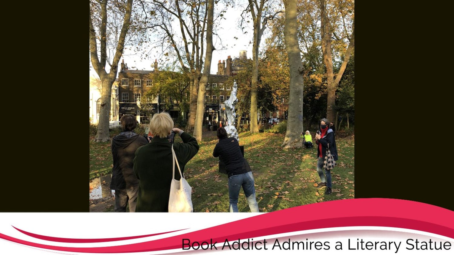 Wollstonecraft statue in the park