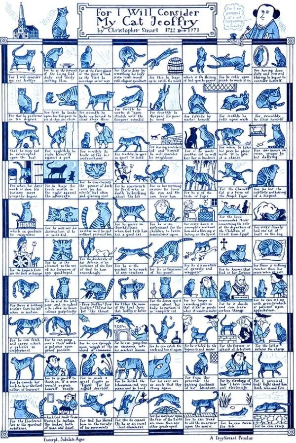 My Cat Jeoffry by Paul Bommer