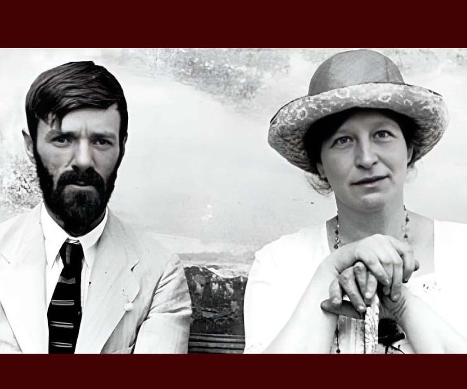 D.H. Lawrence and Frieda in 1914