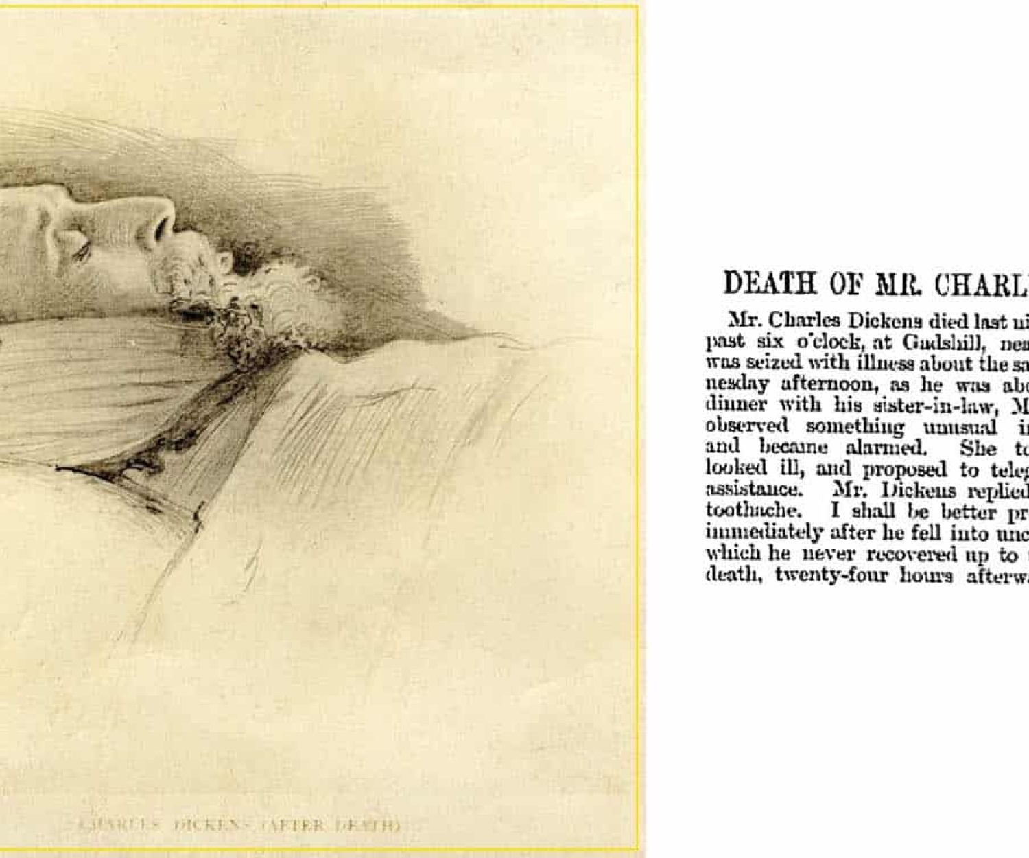 Death of Charles Dickens