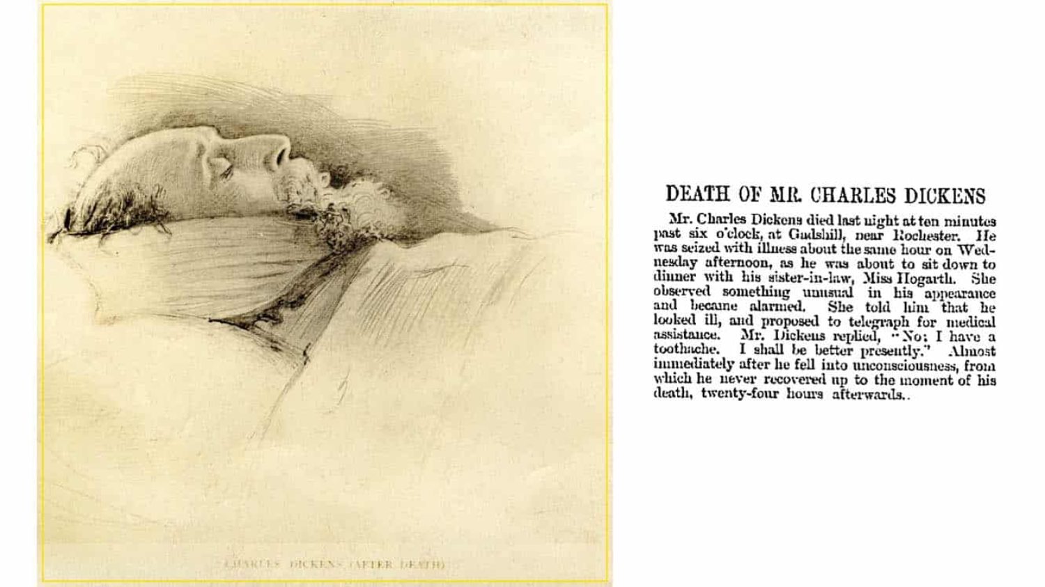 Death of Charles Dickens