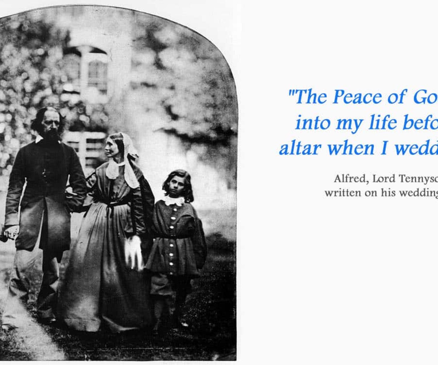 Alfred Tennyson, 1st Baron Tennyson and family