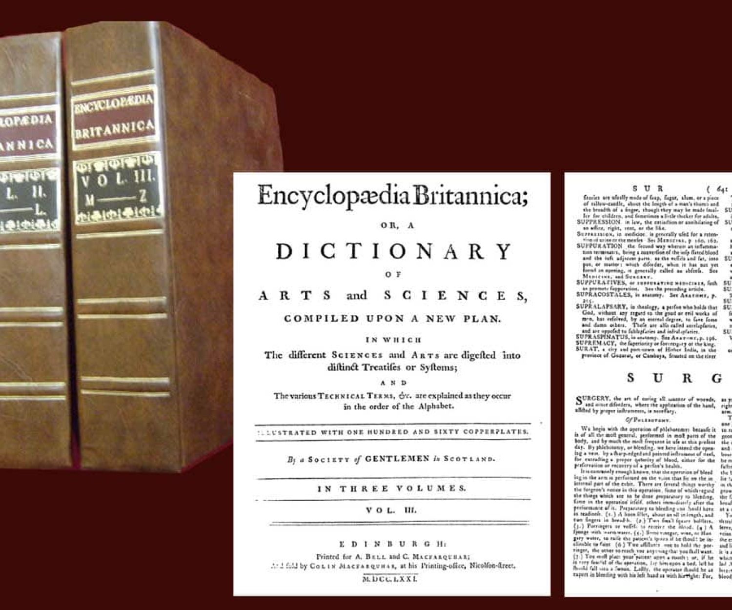 Encyclopdia Britannica, first edition.