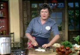 Julia Child cooking Bouillabaisse