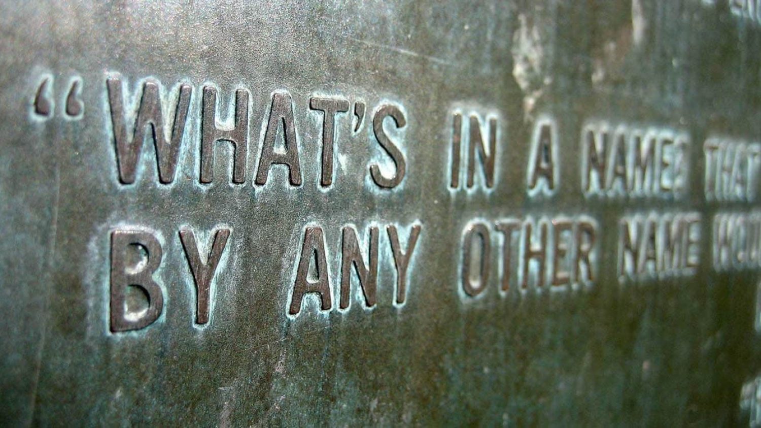 What's in a Name