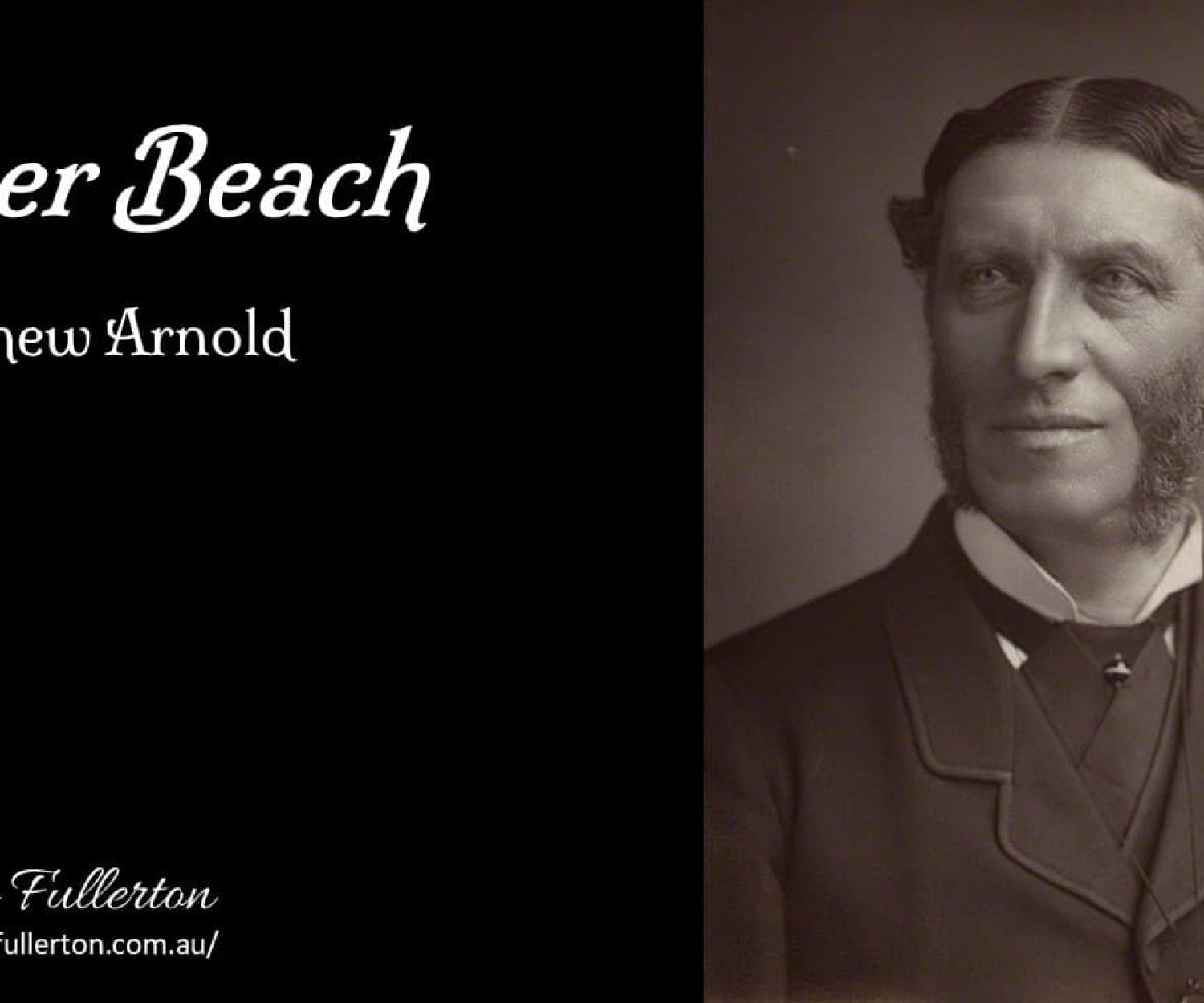 Matthew Arnold by Elliott & Fry, circa 1883