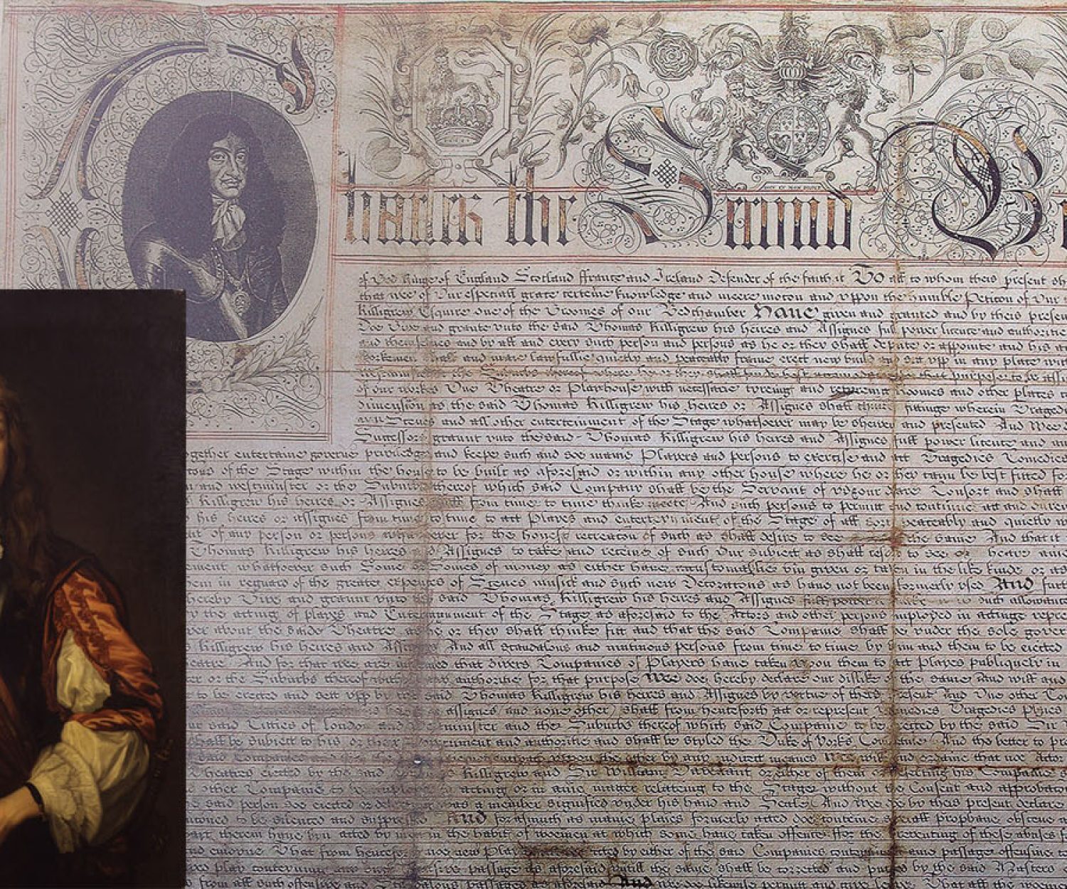 Thomas Killigrew & Patent for The Theatre Royal, 1662