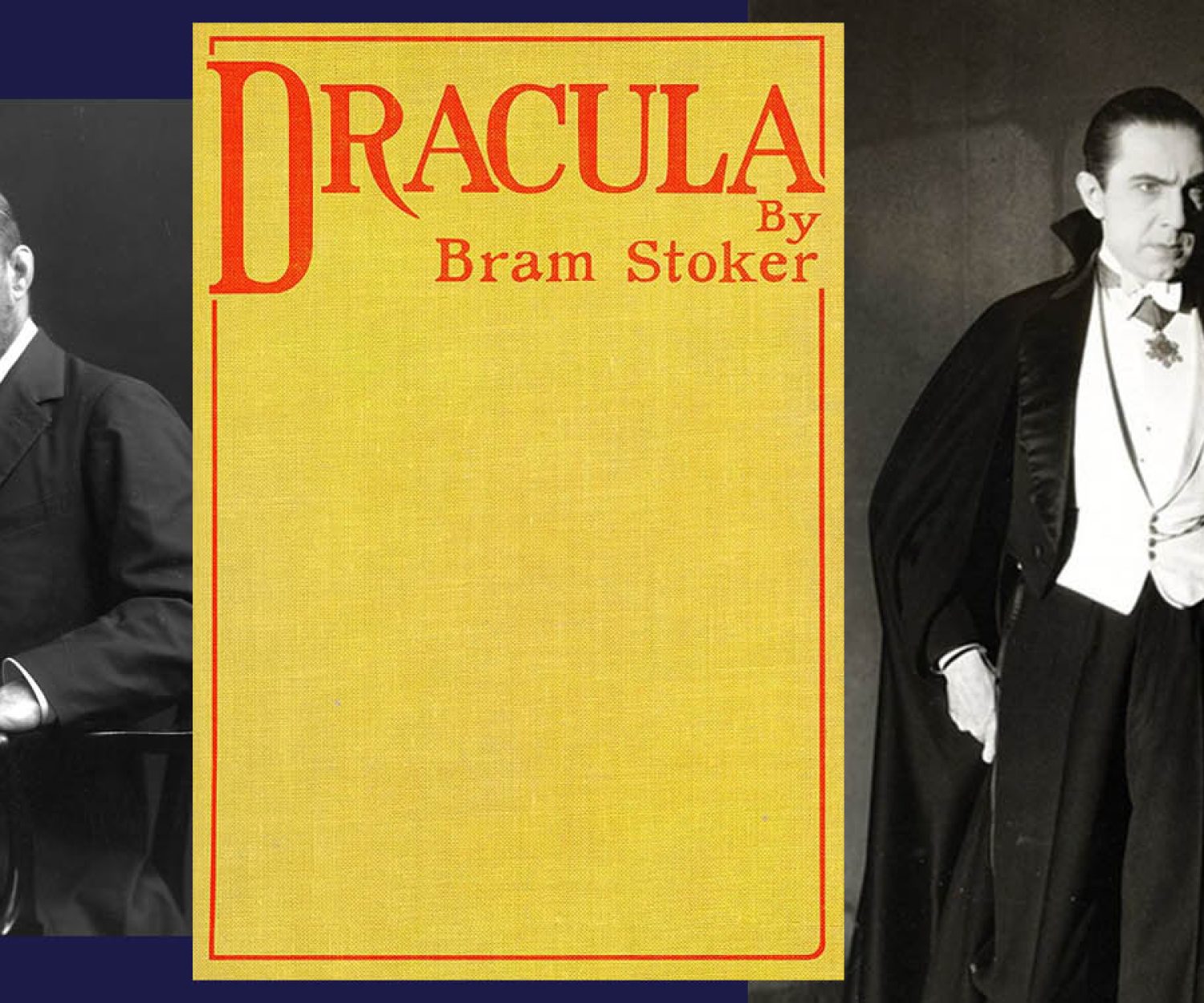 Bela Lugosi as Dracula, 1931, written by Bram Stoker in 1897.