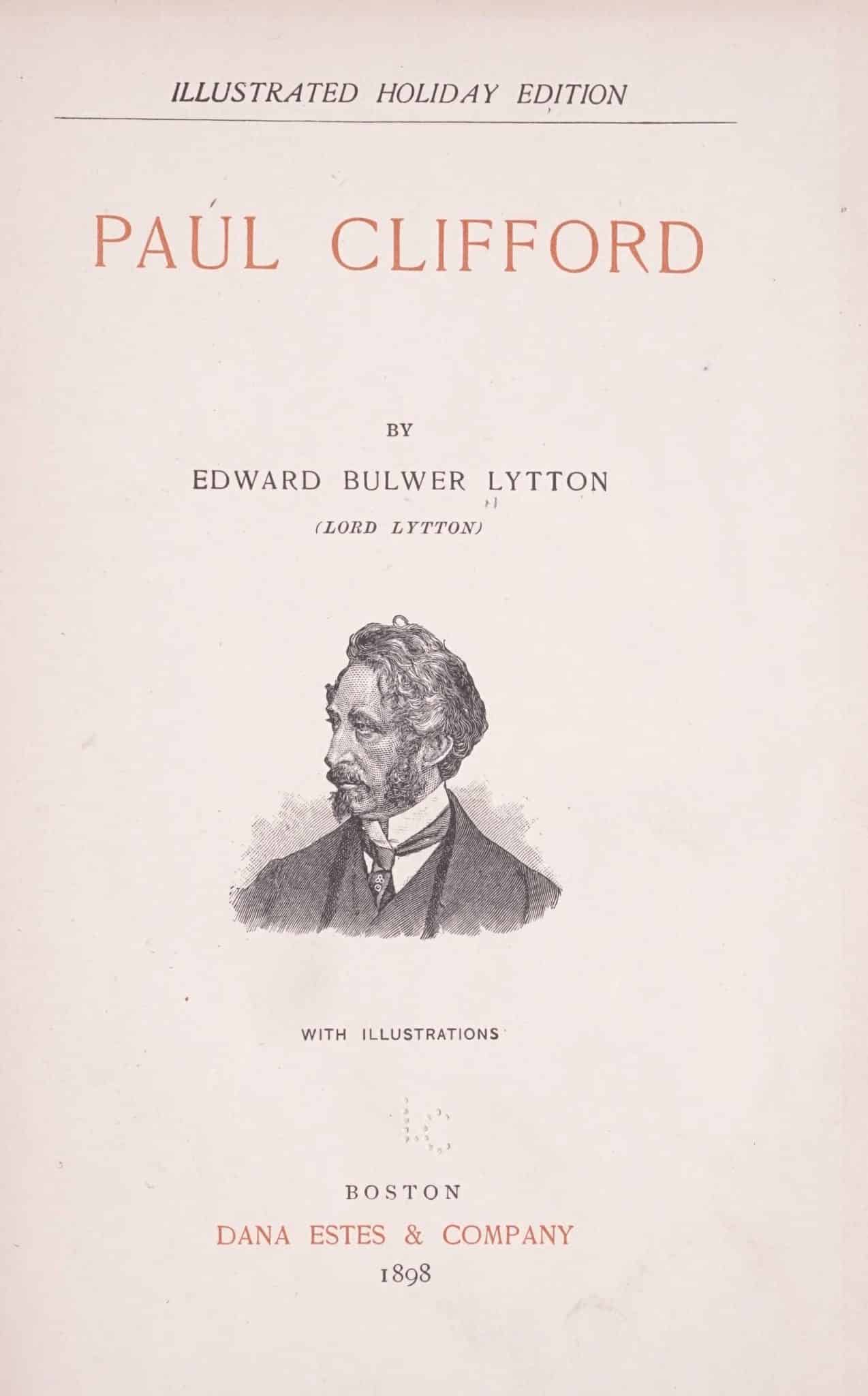 Paul Clifford by Edward Bulwer-Lytton, 1898
