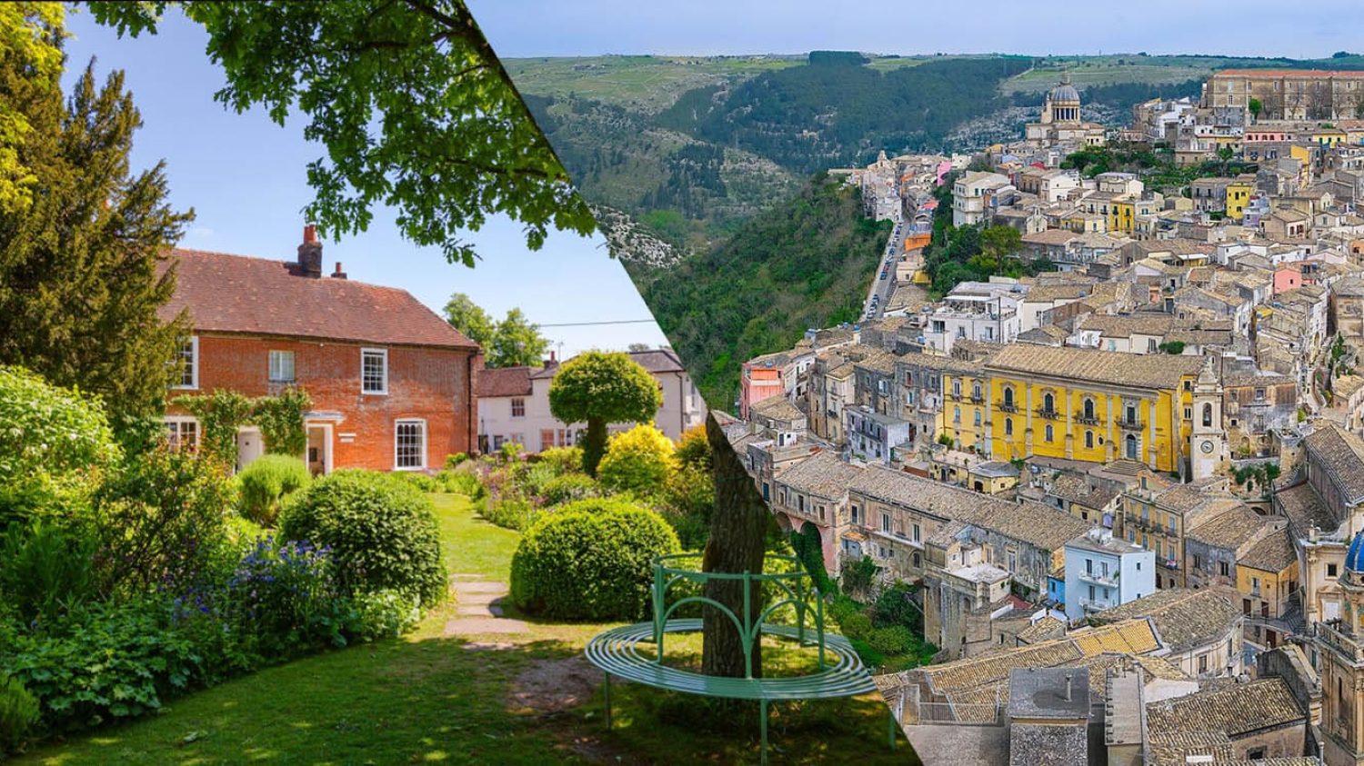 Chawton, UK, & Ragusa Ibla, Sicily