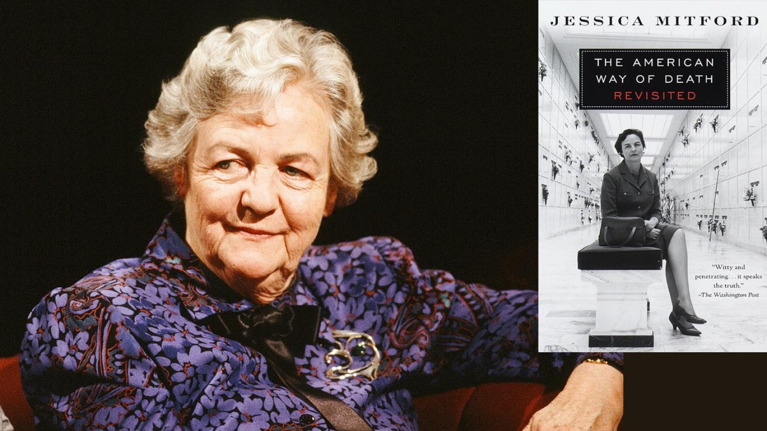 Jessica Mitford in 1988