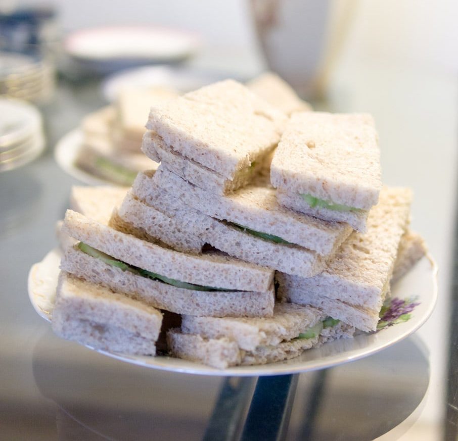 Cucumber sandwiches