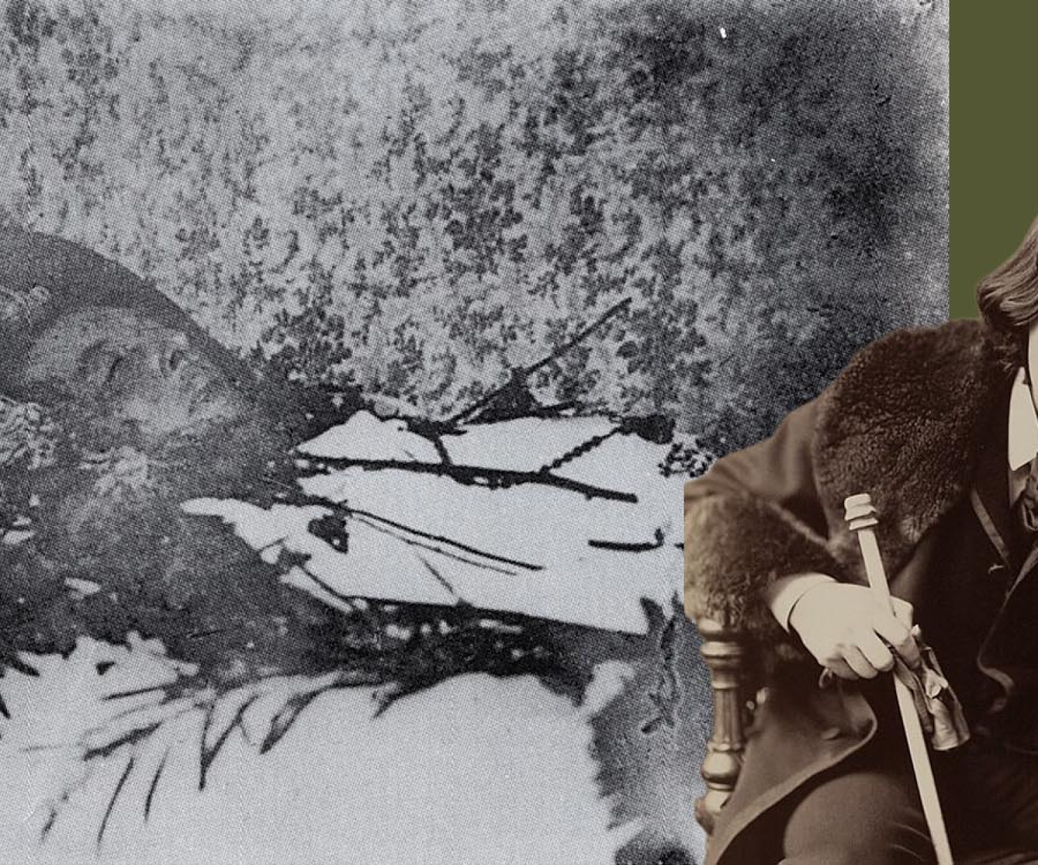 Oscar Wilde on his deathbed