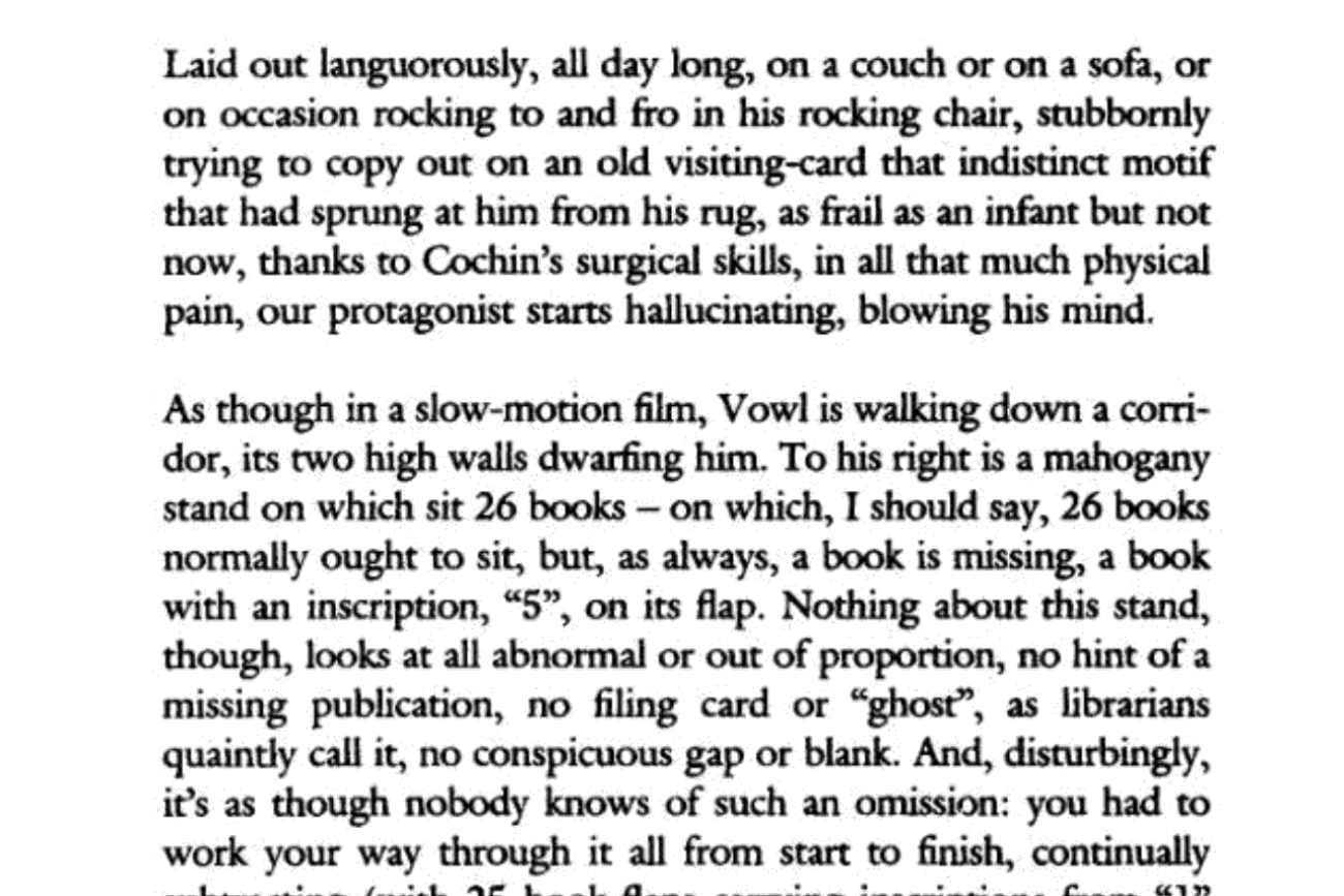 A Void, by Gilbert Adair