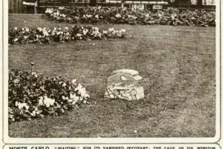 The cage of Sir Winston Churchills pet budgerigar Toby